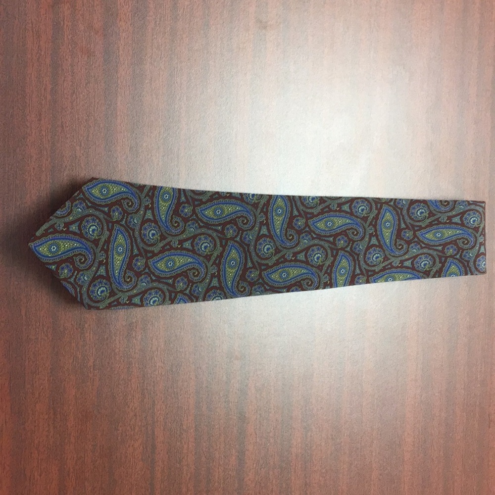 Mark Cross silk neck tie